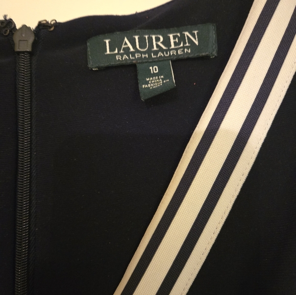 Lauren Ralph Lauren Black Jumpsuit with White Accents - Picture 2 of 6